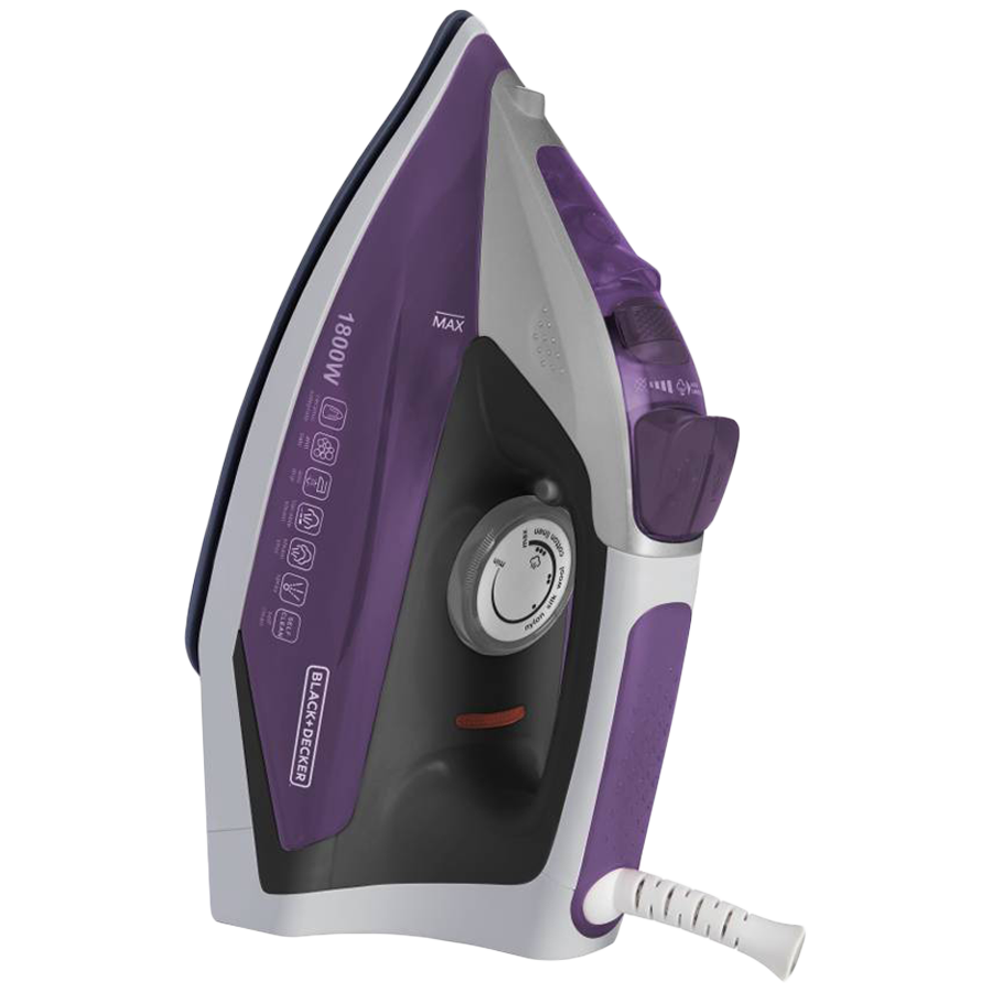 Buy Black & Decker BXIR1801IN 1800 Watt Steam Iron (12938, Purple) Online -  Croma