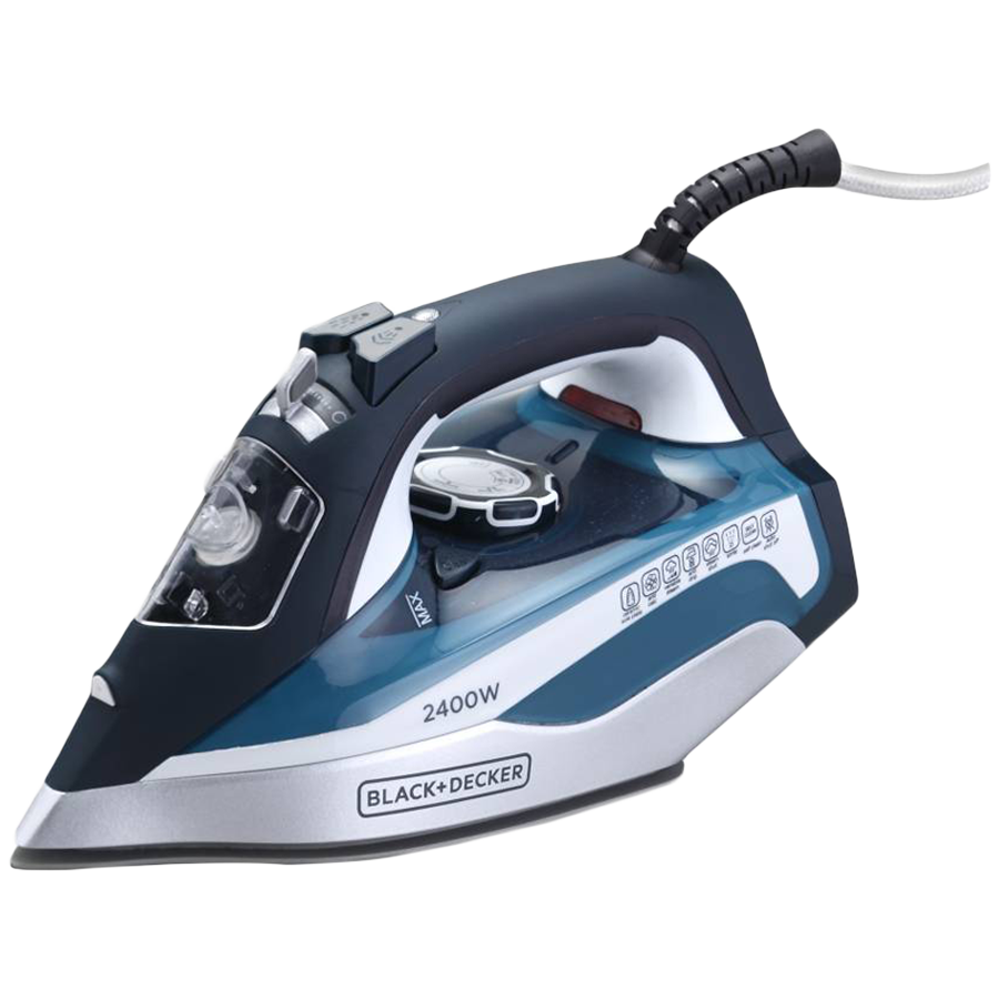 

Black & Decker BXIR2401IN 2400 Watt Steam Iron (12949, Blue), No color