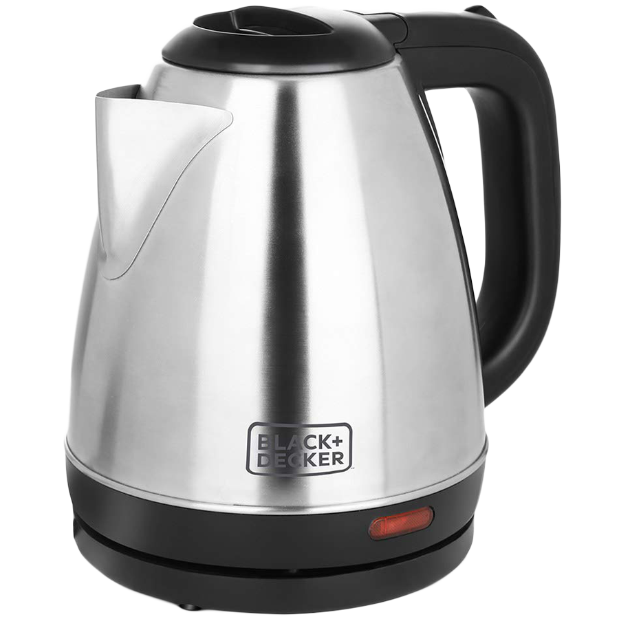 

Black & Decker 1 Litre 1200 Watts Electric Kettle (Detachable Base, BXKE0103IN, Silver), No color