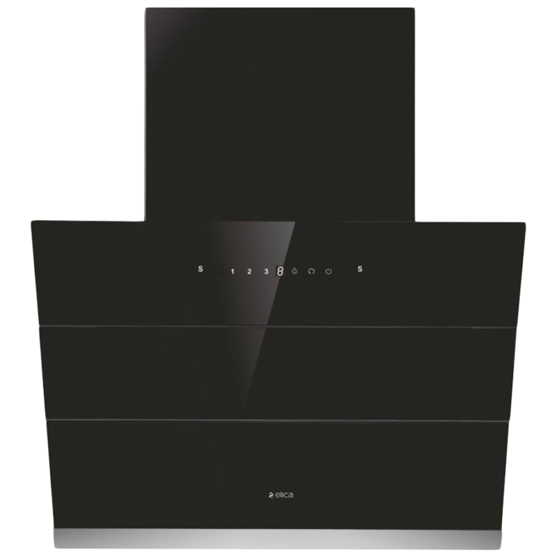 Elica 1100 m³/hr 60cm Filterless Chimney (Auto Clean, EFL-S601 HAC VMS, Black)