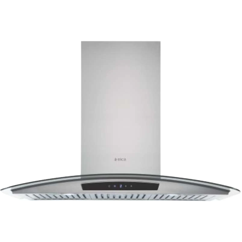 

elica Glace Trim ETB Plus LTW 903 TC3V 1220 mÂ³/hr 90cm Wall Mount Chimney (Baffle Filter, Silver), Steel