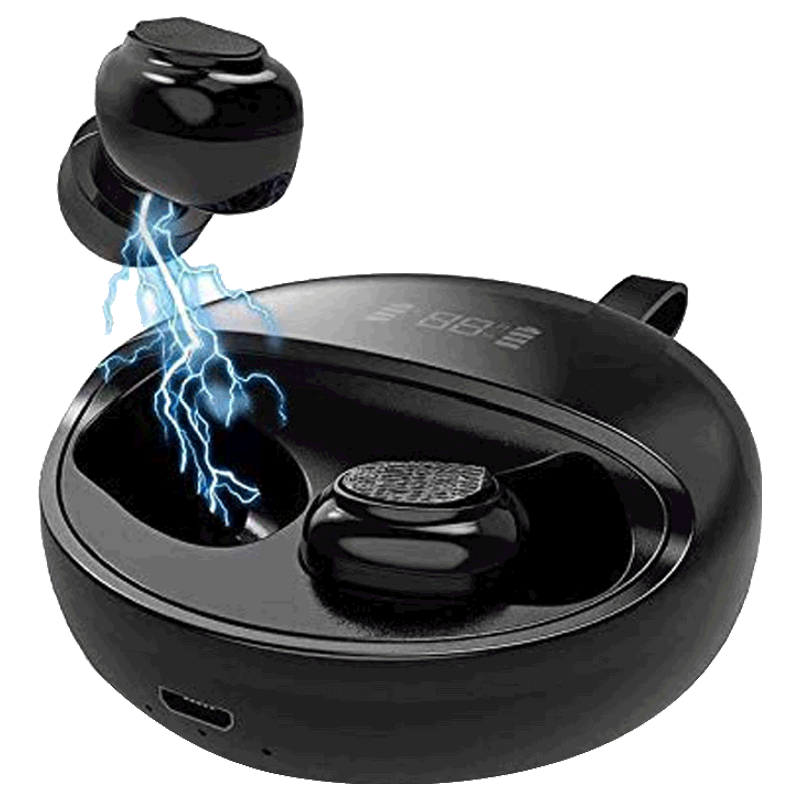 

WatchOut Revolution In-Ear Bluetooth Earbuds with Mic (Black), No color