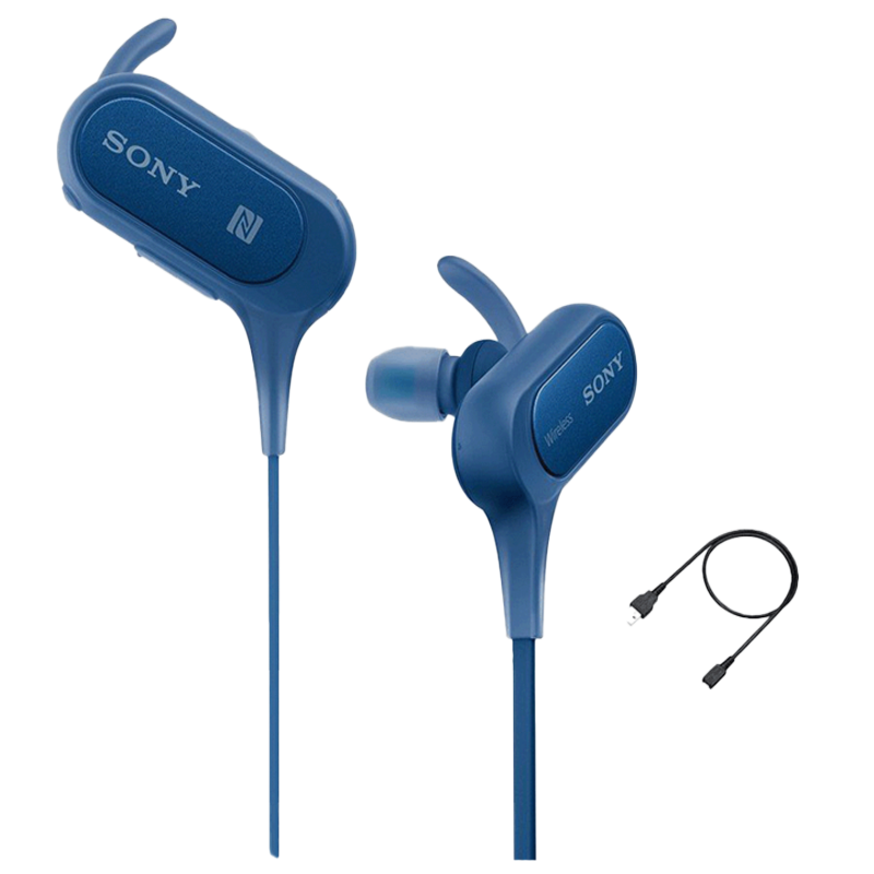 Buy Sony Extra Bass Active Sports In Ear Bluetooth Earphone Mdr Xb50bslze Blue Online Croma
