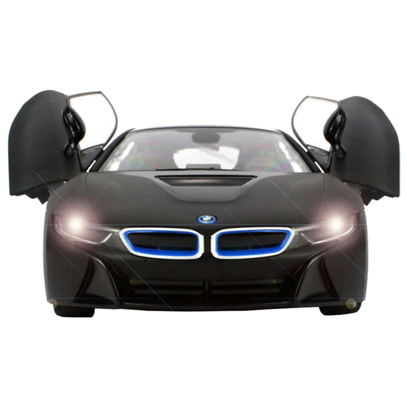 BMW i8 1:14 Remote Controlled Car with Open Door (Black)_1