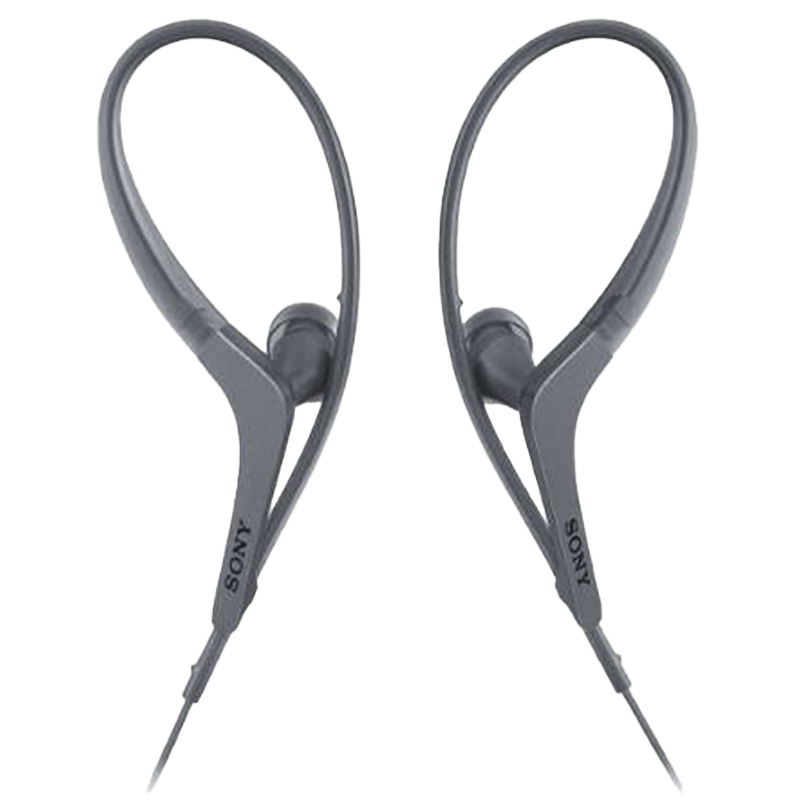 Sony Sports MDRAS410AP In-Ear Wired Earphones with Mic (Black)_1
