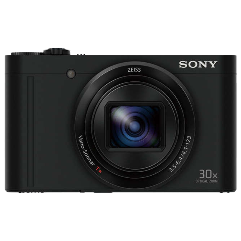 

Sony Cyber Shot 18.2 MP Point & Shoot Camera (DSC-WX500/B, Black), No color