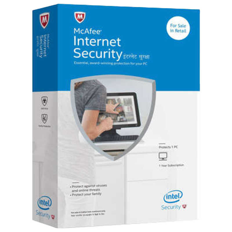 

McAfee Antivirus- Internet Security, Not applicable