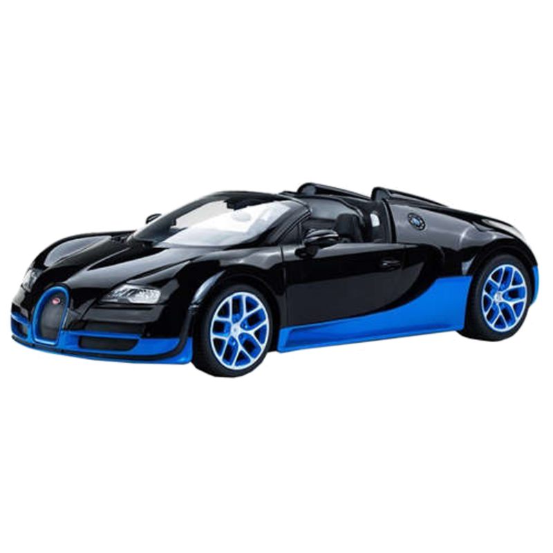 Bugatti Veyron 16.4 Grand Vitesse 1: 14 Remote Controlled Car (Black/Blue)