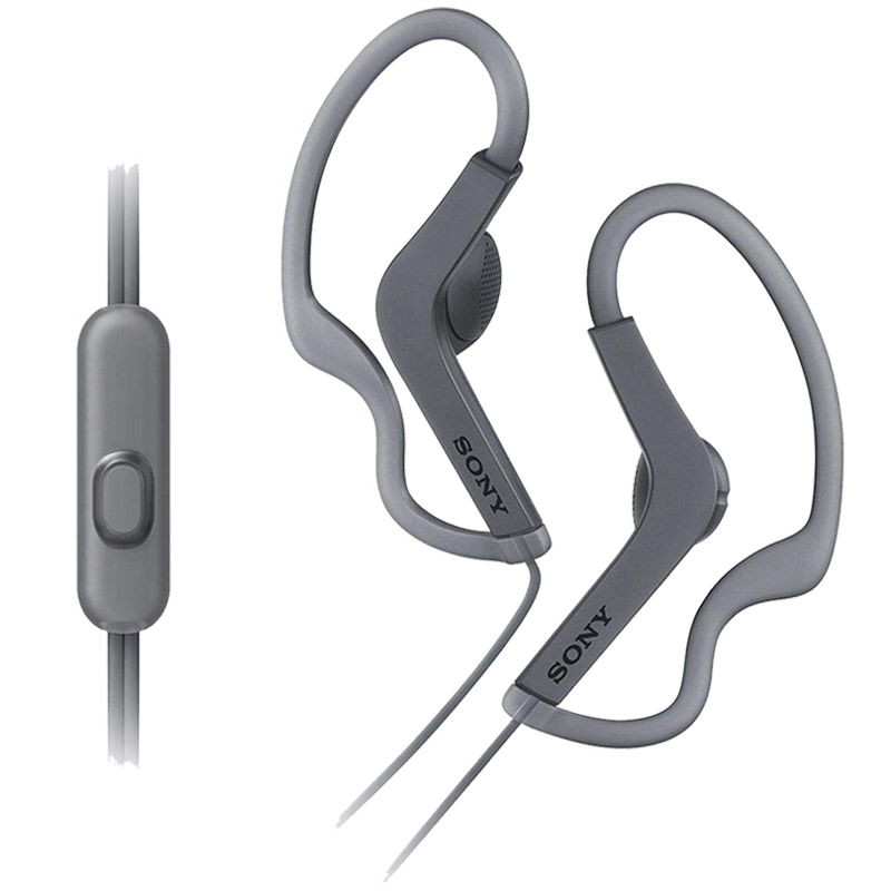 Sony Sports MDRAS210AP In-Ear Wired Earphones with Mic (Black)_1