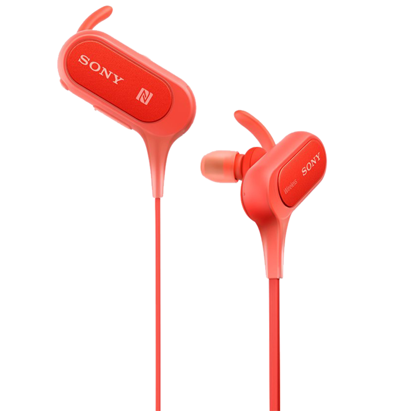 Sony MDR-XB50BSRZE Bluetooth Earphones (Red)_1