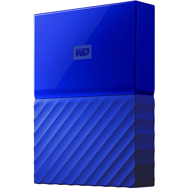

Western Digital My Passport 4 TB Portable External Hard Drive (WDBYFT0040BBL-WESN, Blue), No color