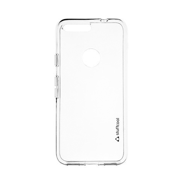 

Stuffcool Pure Silicone Rubber Soft Back Case Cover for Google Pixel XL (PRGPIXELXL-CLR, Transparent), No color