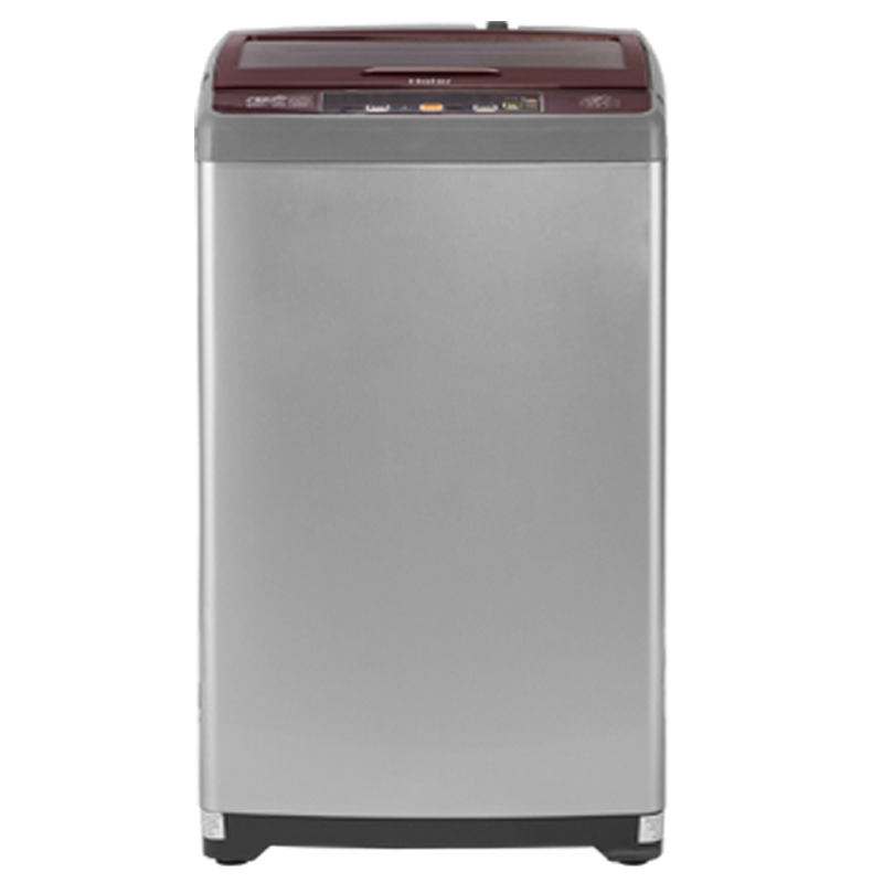

Haier 7 kg Fully Automatic Top Loading Washing Machine (HWM70-707NZP, Silver Grey), No color