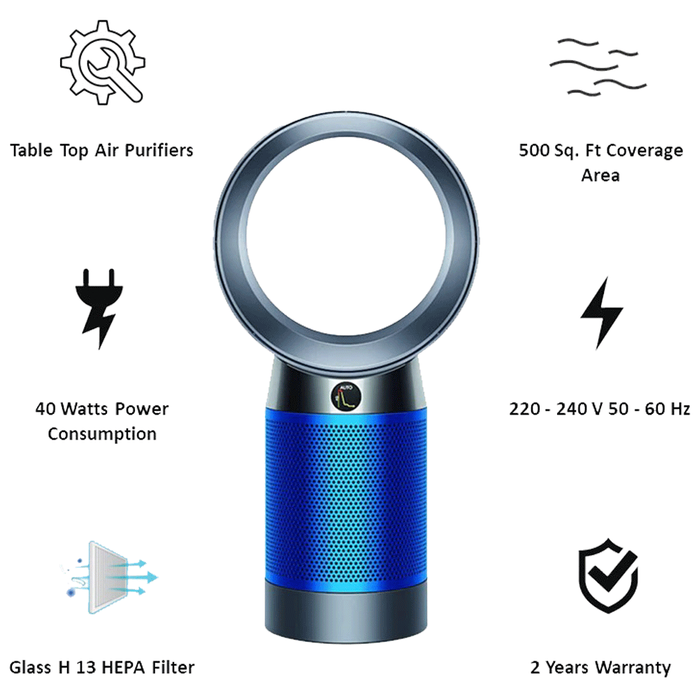 

DYSON Desk A/Pur DP04 Irn Blue Dummy, No color