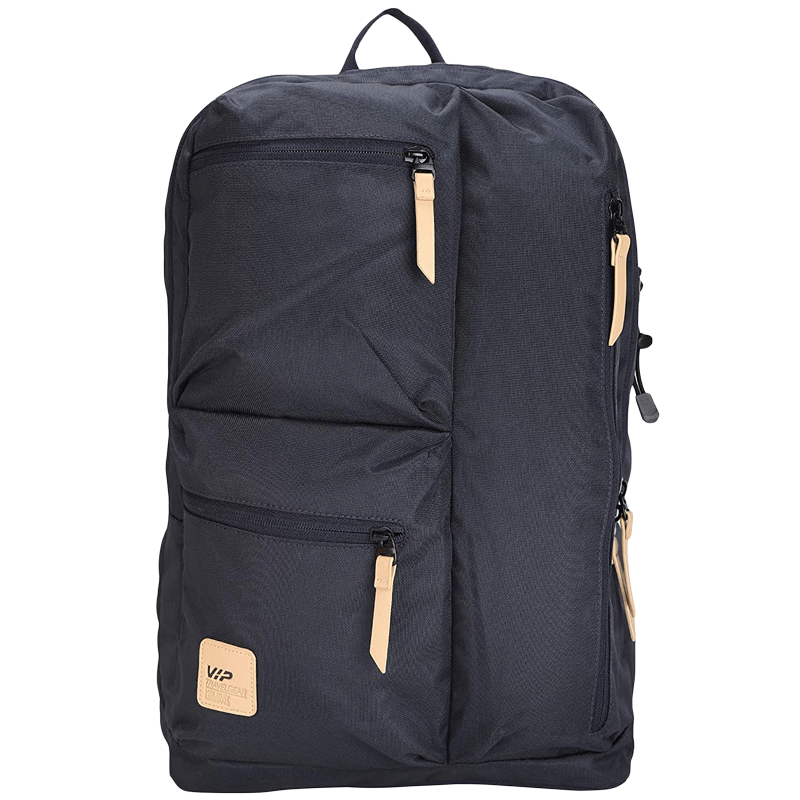 VIP - VIP Trot 01 19 Litres Polyester Casual Backpack (3 Front Pockets, BPTRO01BLU, Blue)