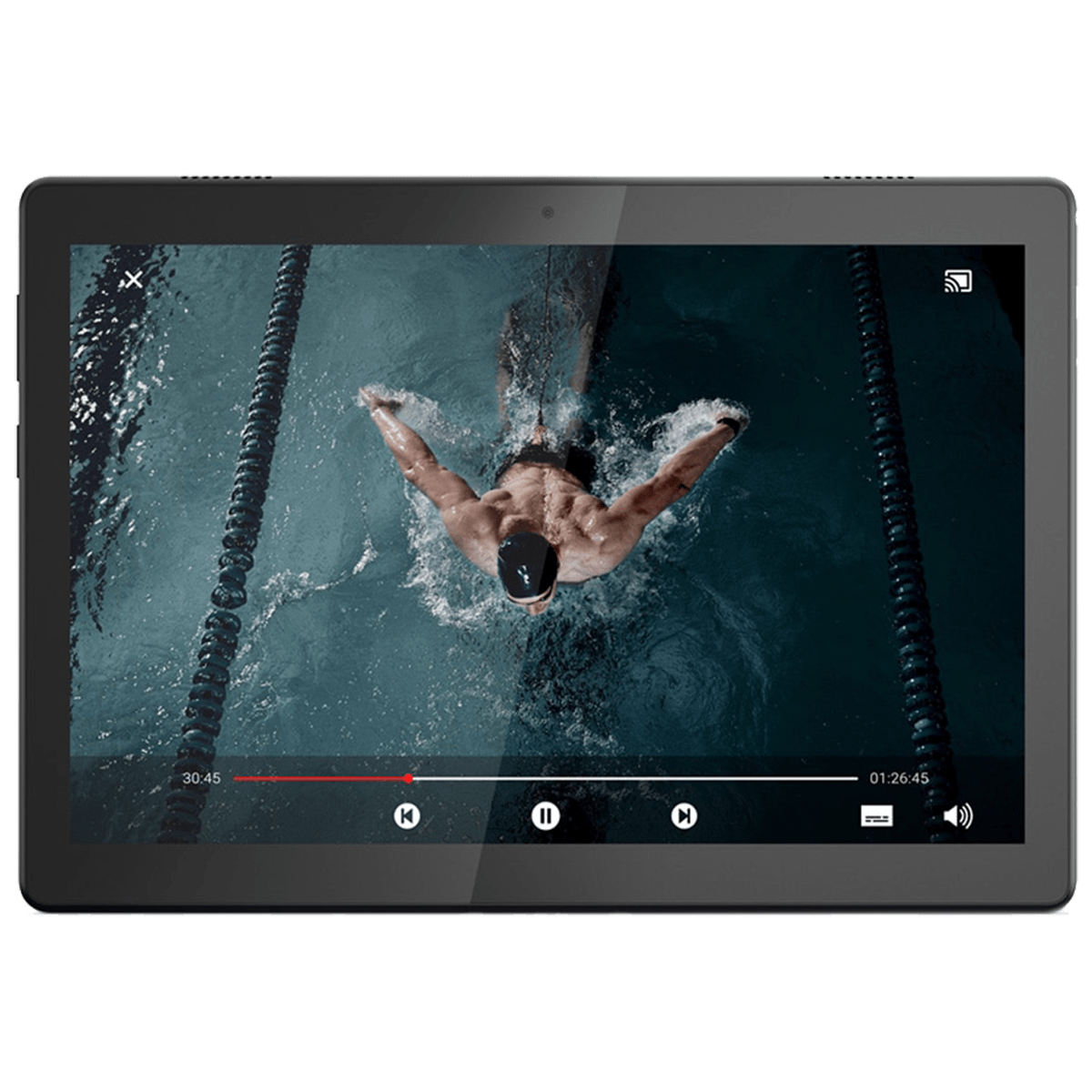 Lenovo M10 Wi-Fi + 4G Android Tablet (Android 9.0 Pie, Qualcomm Snapdragon 429, 25.65 cm (10.1 Inches), 3GB RAM, 32GB ROM, ZA4K0028IN, Slate Black)_1