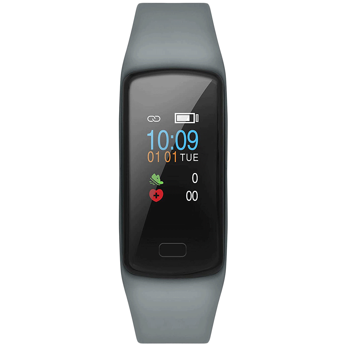 

Timex Helix Gusto 2 Smart Band (Heart Rate Monitor, TW0HXB203T, Black/Multicolor, Tang Buckle), No color