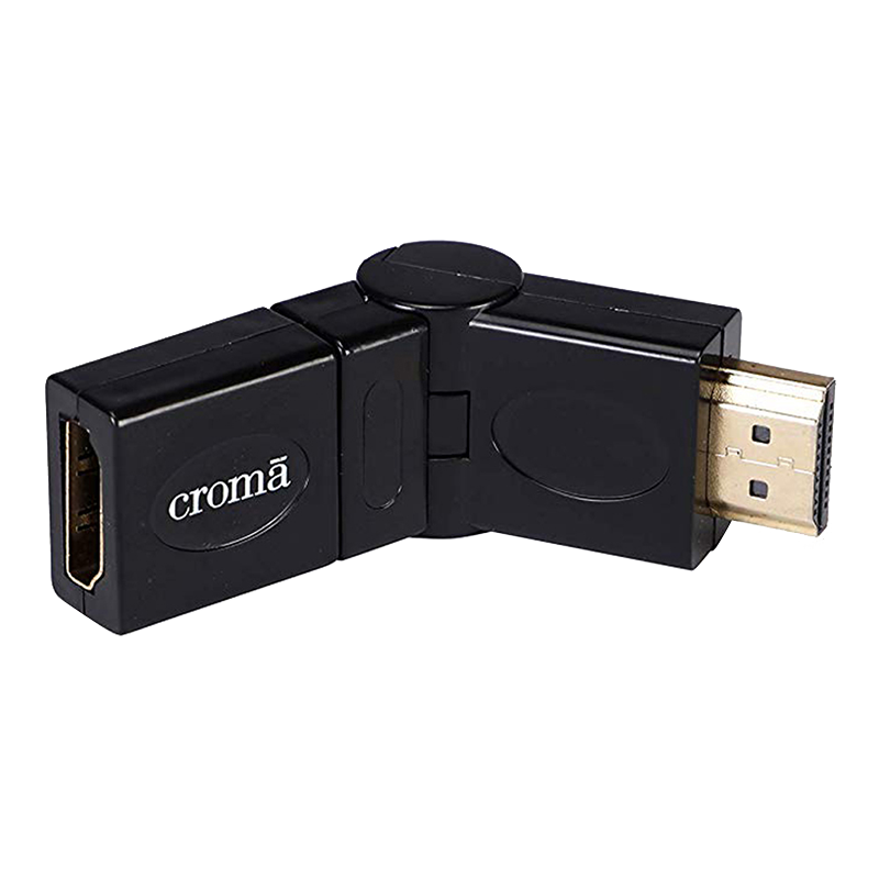 Croma XN4076 360 Degree HDMI (Type-A) to HDMI (Type-A) Cable (W1482, Black)_1