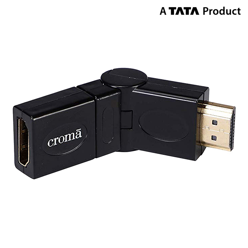 Croma XN4076 360 Degree HDMI (Type-A) to HDMI (Type-A) Cable (W1482, Black)_2