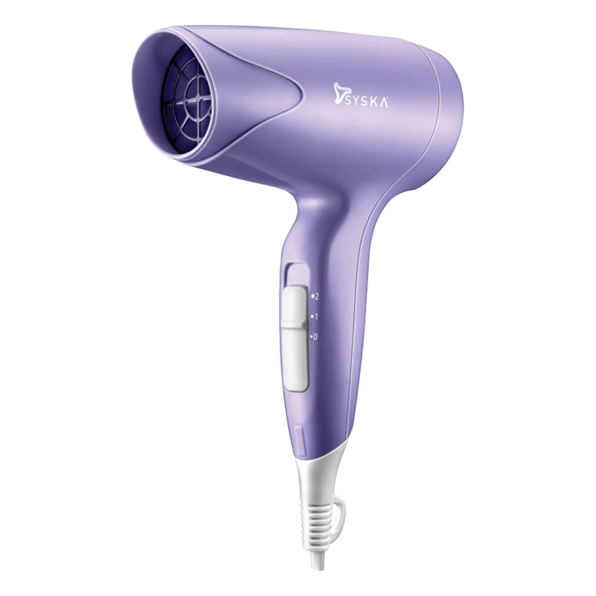 

Syska Corded Hair Dryer (HD1600, Purple), No color