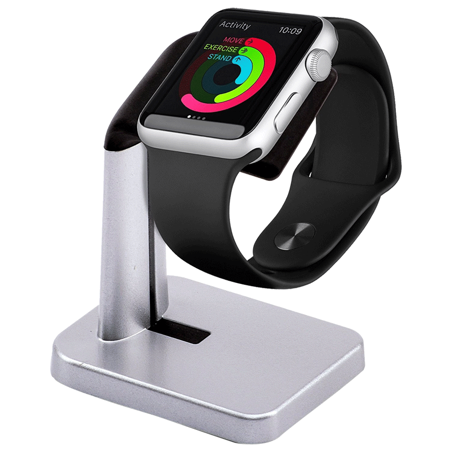 Neopack Apple Watch Charging Stand (AWSSL, Silver)_3
