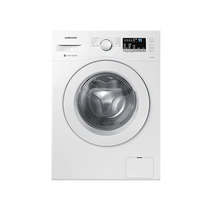 Samsung 6 kg Fully Automatic Front Loading Washing Machine (WW60R20GLMW, White)_1