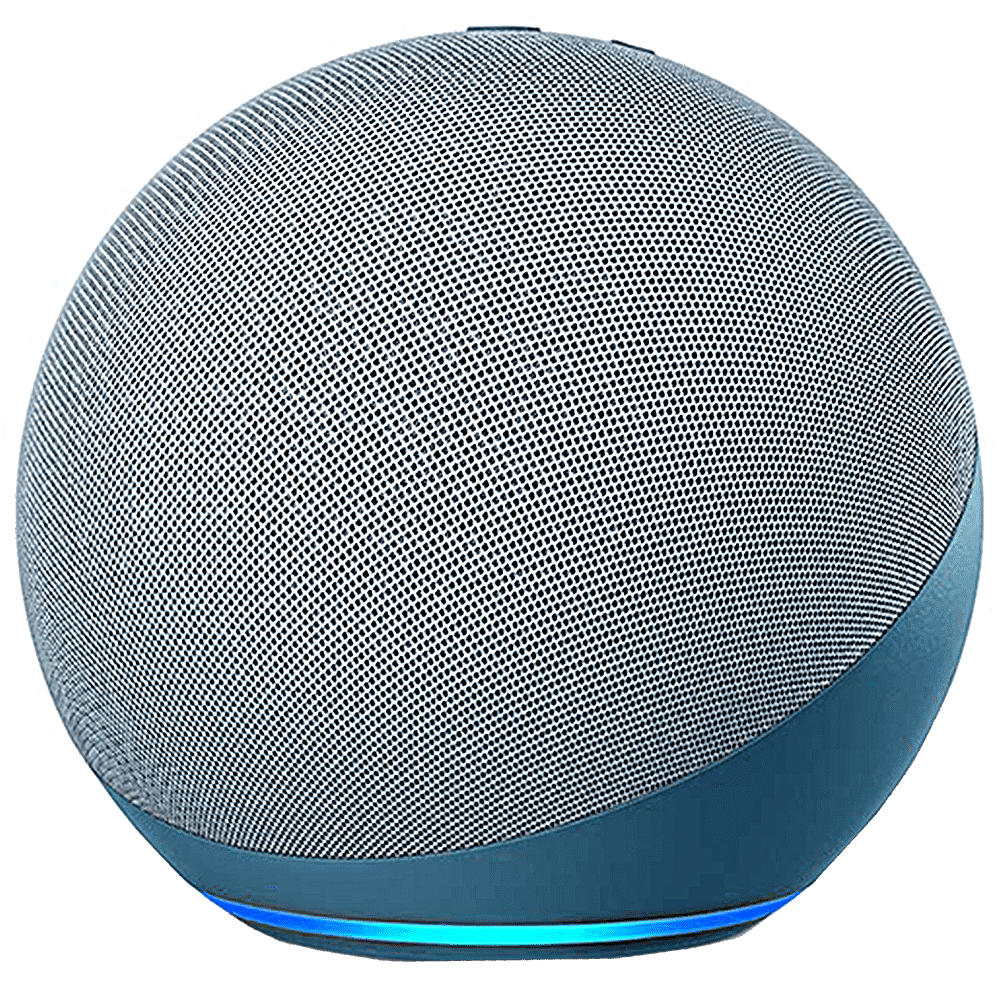 Amazon Echo Dot 4th Gen Alexa Built-in Smart Speaker (Powerful Bass, B084KSRFXJ, Blue)_1