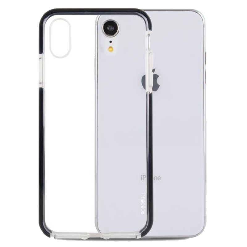 

Robobull Classic Grip TPU Clear Back Case Cover for Apple iPhone XR (3700000801, Transparent), No color