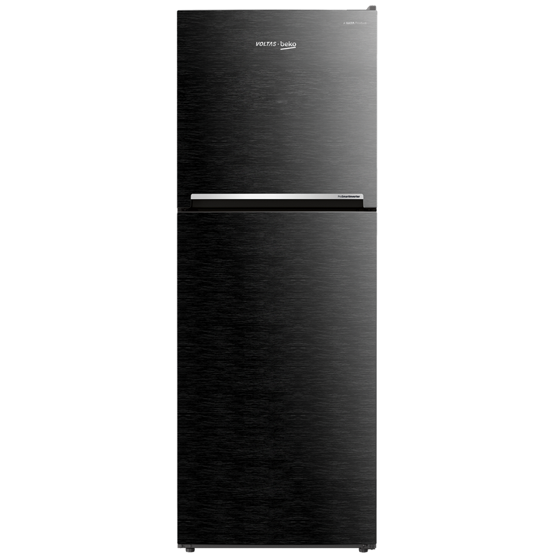 Voltas Beko 250 L 2 Star Frost Free Double Door Inverter Refrigerator (RFF273B, Black)_1