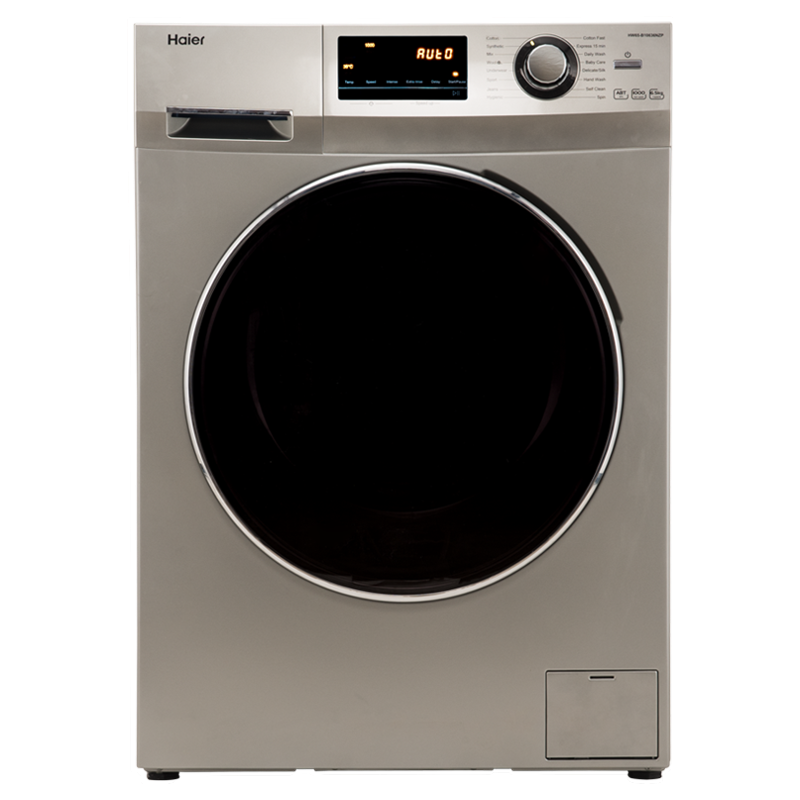 Haier 6.5 kg Fully Automatic Front Loading Washing Machine (HW65-B10636NZP, Grey)_1