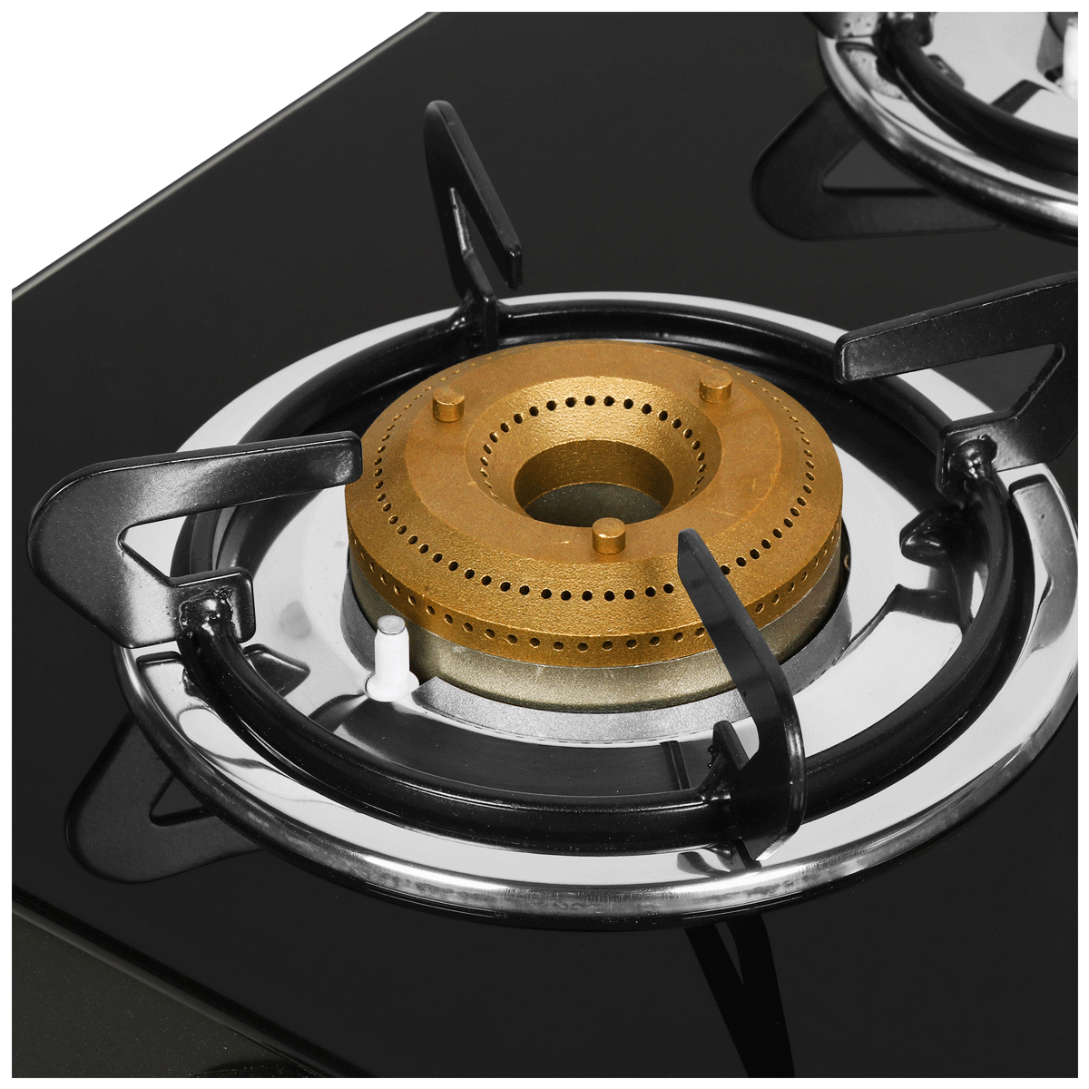 Faber Power 4BB 4 Burner Toughened Glass Gas Stove (Powder Coating Round Pan Support, 106.0629.733, Black)_3