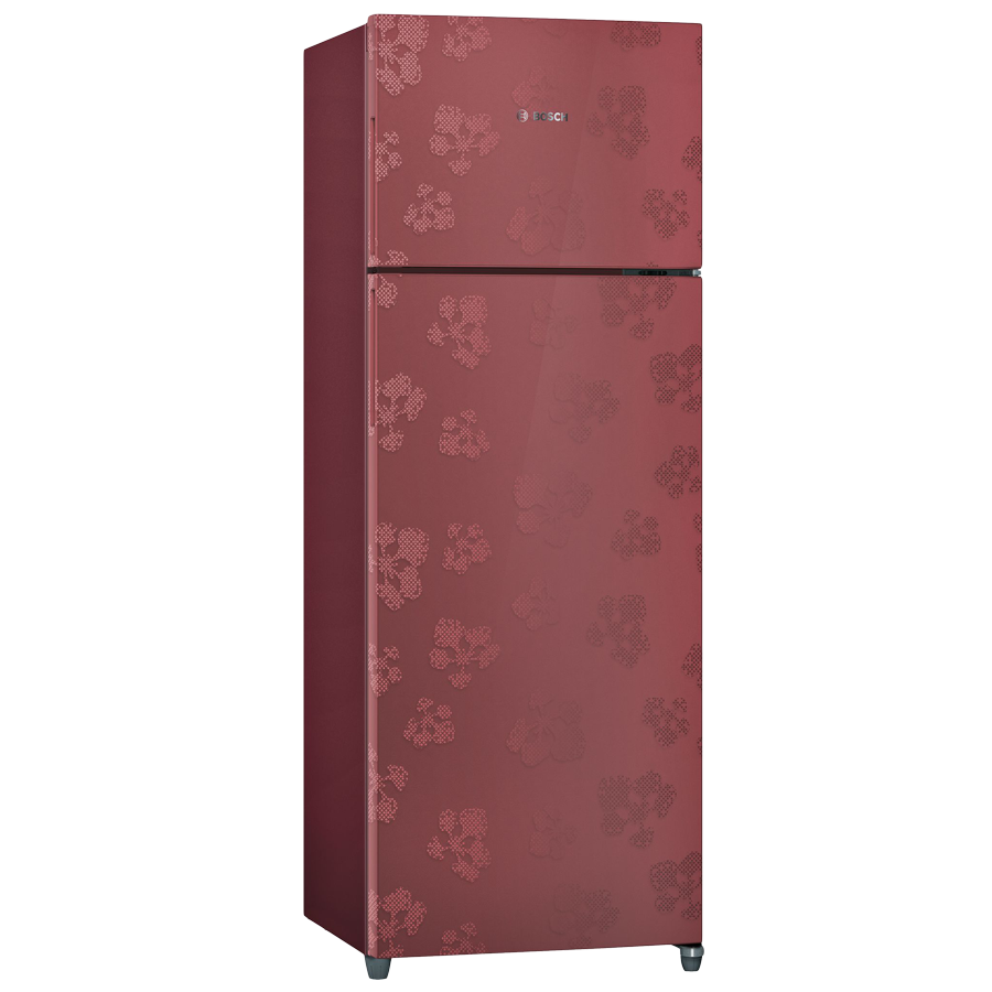 Bosch 288 L 3 Star Frost Free Double Door Refrigerator (KDN30VV30I, Red)_1
