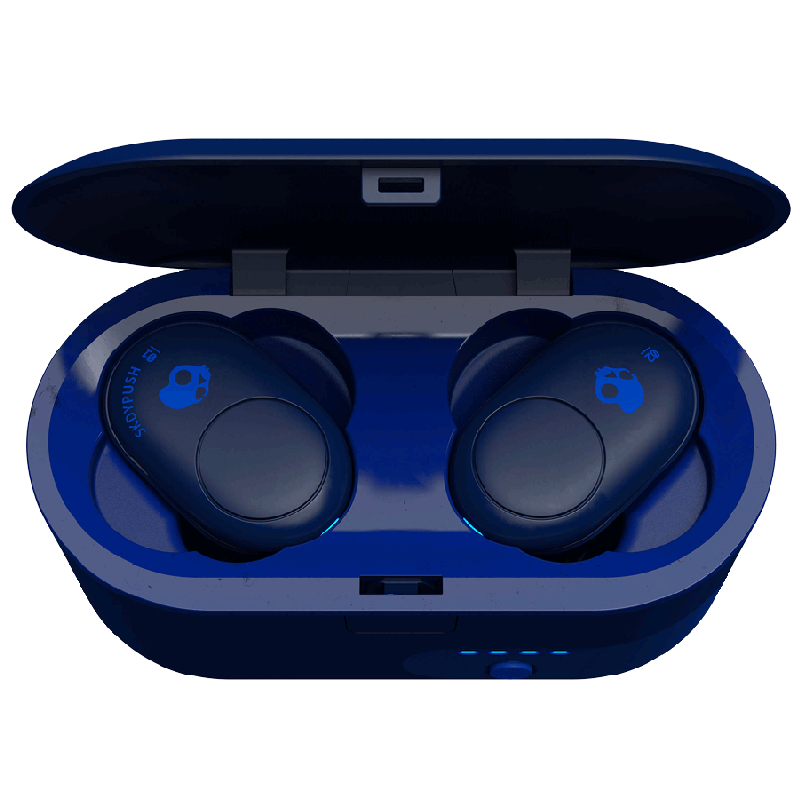 

Skullcandy Push In-Ear Truly Wireless Earbuds (S2BBW-LM717, Indigo), No color