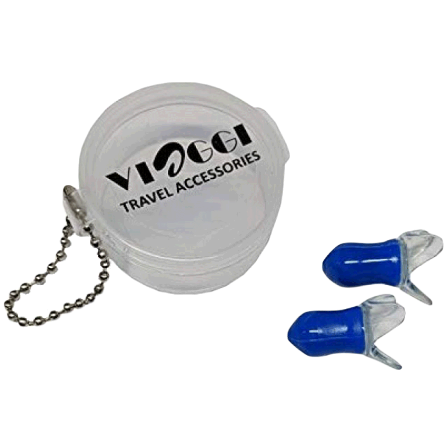 

Viaggi Silicone Ear Plugs (VIIAGIIE0091, Blue), No color