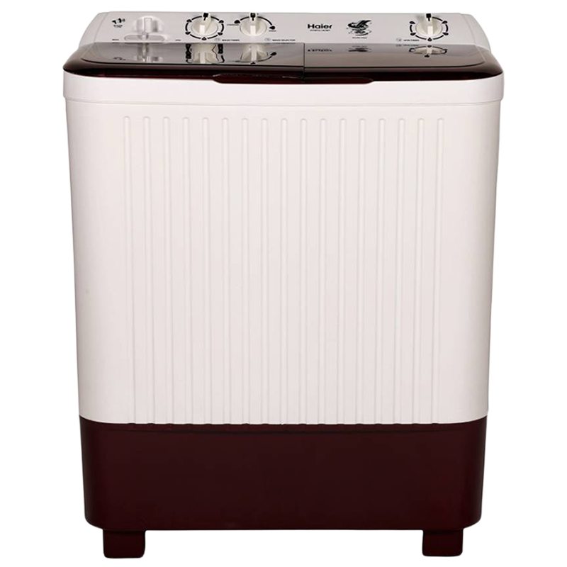 Haier 7.2 kg Semi Automatic Top Loading Washing Machine (HTW72-187BT, Grey)_1
