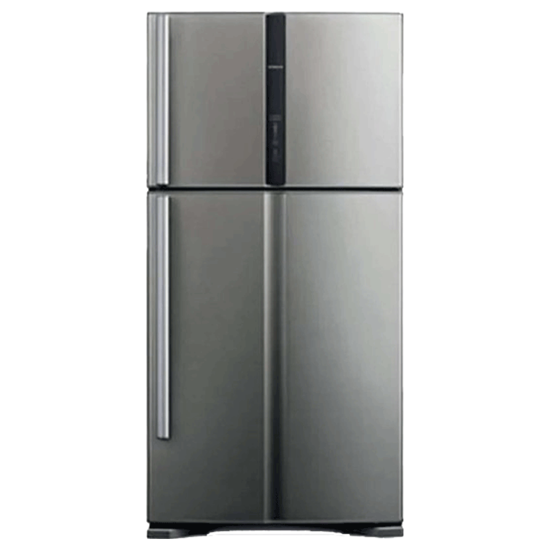 Hitachi Big2 565 Litres 2 Star Frost Free Inverter Double Door Refrigerator (Power Cool Pocket, R-VG610PND7 -(GGR), Glass Grey)_1