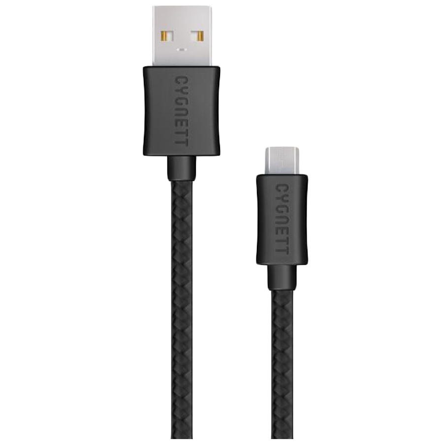 Cygnett 200 cm USB (Type-A) to Micro USB Cable (CY2010PCCSL, Black)