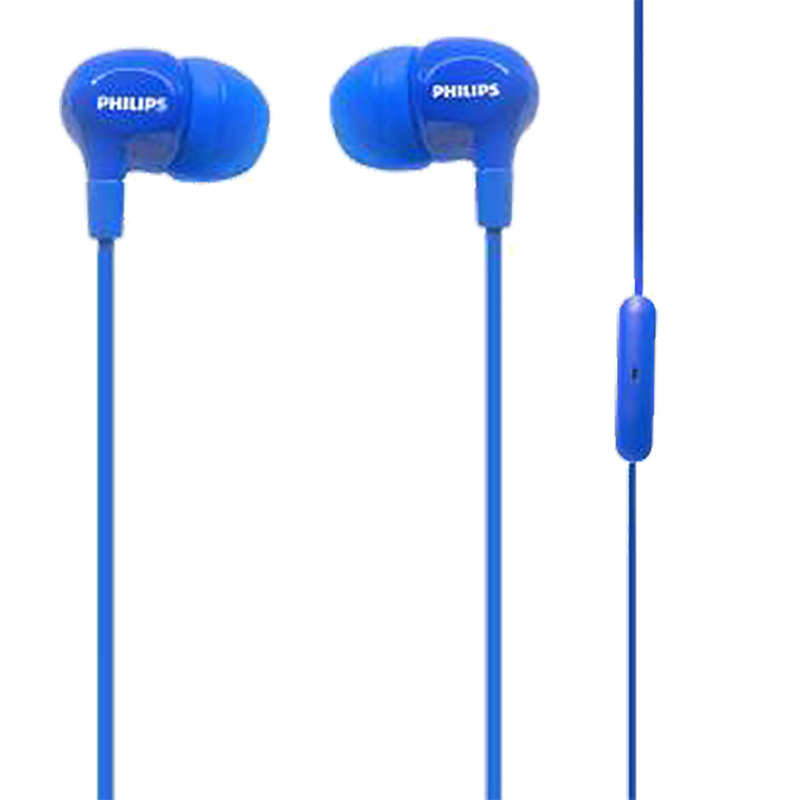 Philips SHE3555BL/00 In-Ear Wired Earphones with Mic (Blue)_1