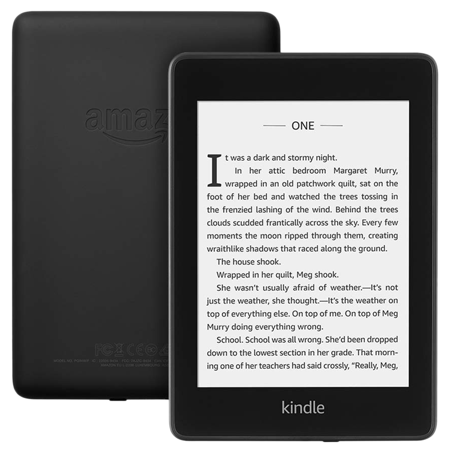 

Amazon Kindle Paperwhite 10th Gen 8 GB Wi-Fi E-Reader (Black), No color