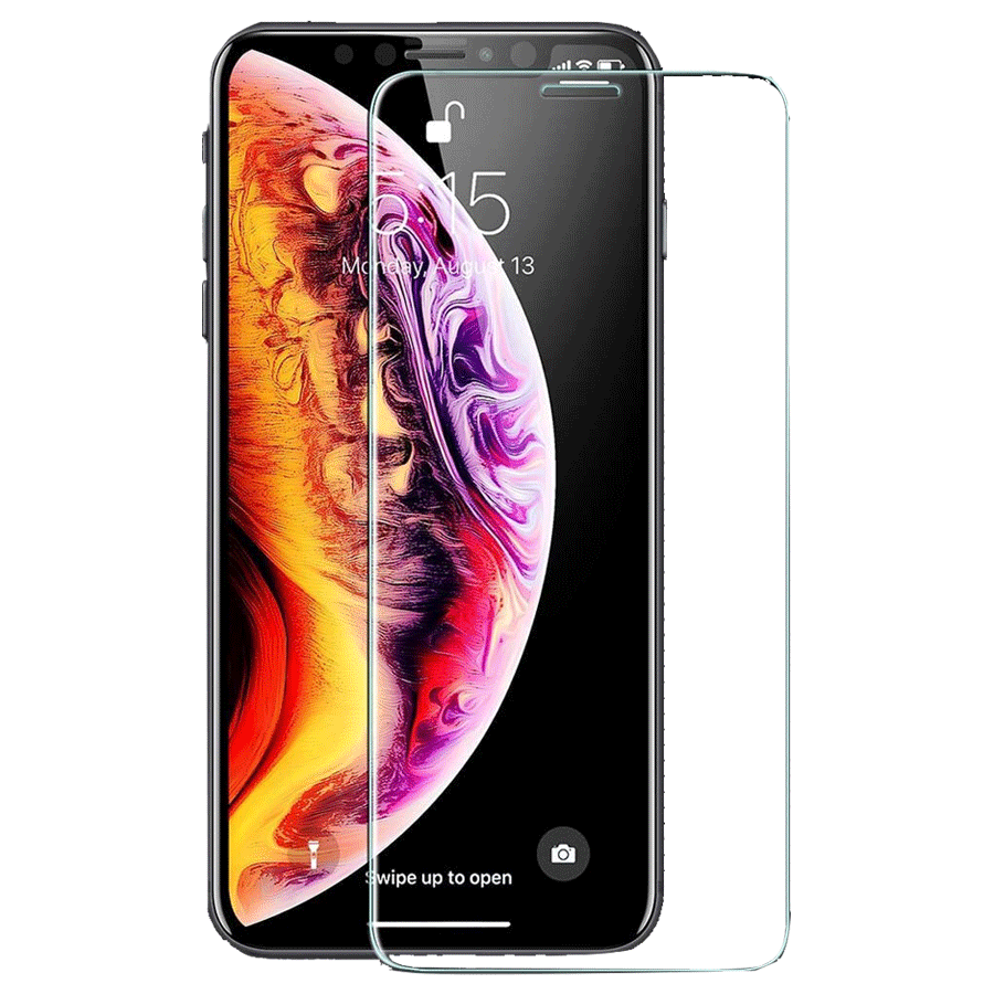 Catz Tempered Glass Screen Protector for Apple iPhone XS Max (CZ-IPXSMX6.5-TG0, Transparent)_1