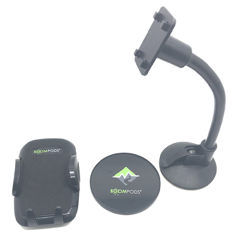 

Boompods Car Mount (BP-CM-BLK, Black), No color