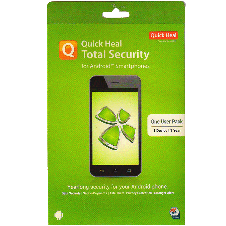 

Quick Heal Total Security (1 Mobile |1 Year), Not applicable