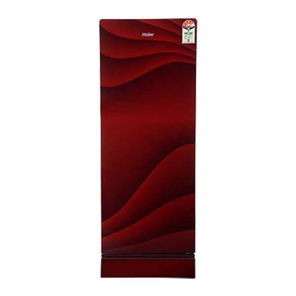 Haier 220 L 4 Star Direct Cool Single Door Refrigerator (HRD-2204PWG-E, Red)_1