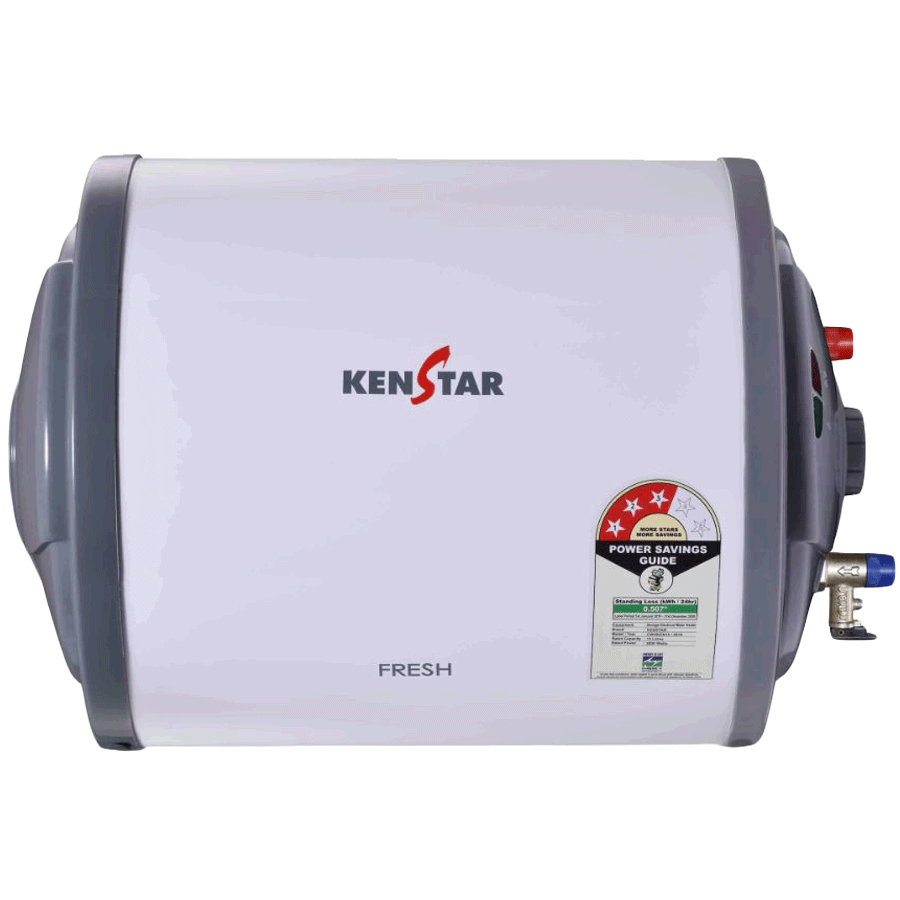 Kenstar Fresh 10 Litres 3 Star Storage Water Geyser (2000 Watts, KGSFRE10GP8HGN-DSE, White/Grey)_1