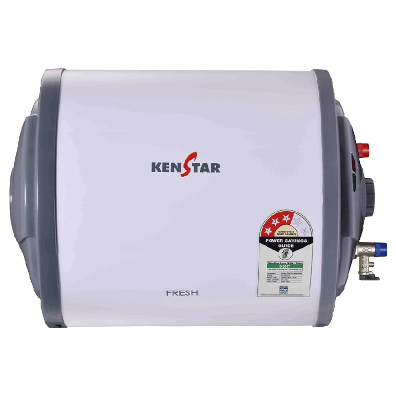 Kenstar - Kenstar Fresh 25 Litres 3 Star Storage Water Geyser (KGSFRE25GP8HGN-DSE, White/Grey)