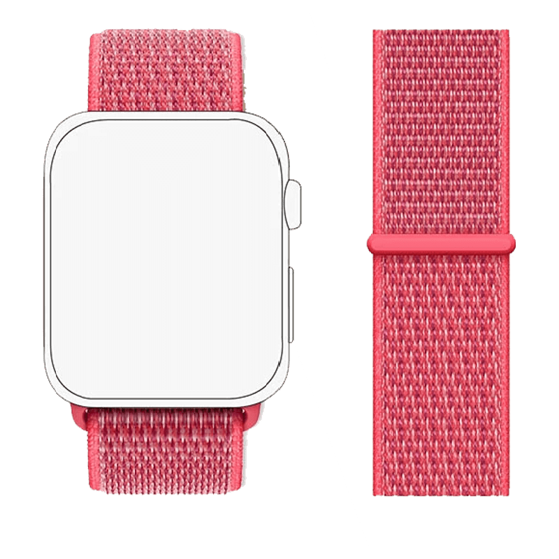 

Robobull 38/40 mm Nylon Apple Watch Strap (3770000107, Dark Pink), No color