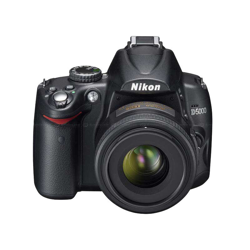 Nikon 12.3 MP DSLR Camera Body with 18 - 55 mm Lens (D5000, Black)_1