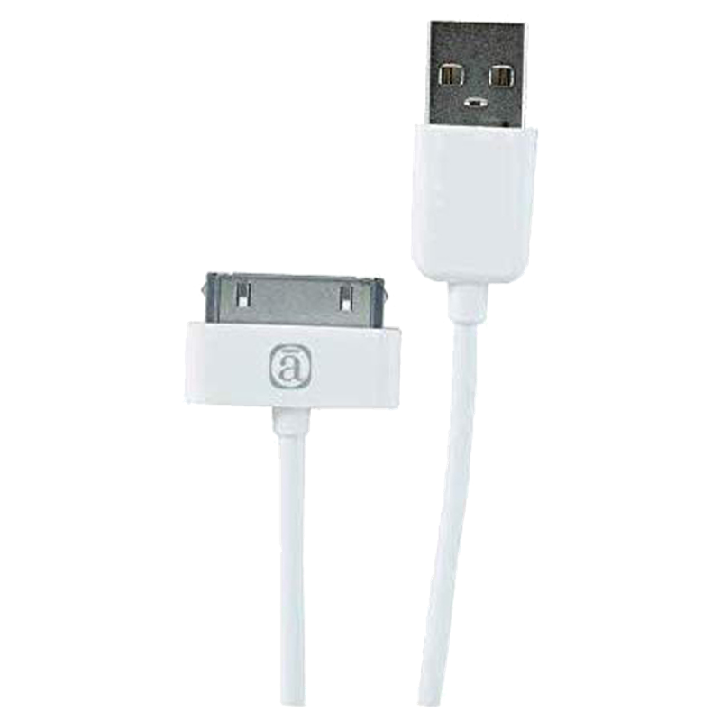 Croma 90 cm Dock to USB 2.0 (Type-A) Cable (EP1166, White)_1