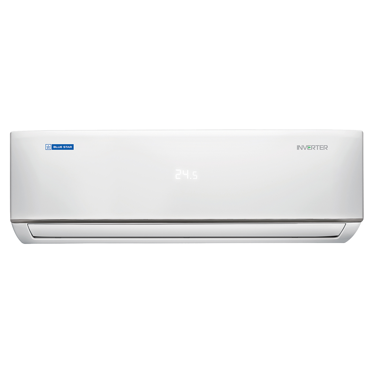 

Blue Star DB Series 1.5 Ton 5 Star Inverter Split AC (MCHX Condenser, IC518DBTX, White), No color