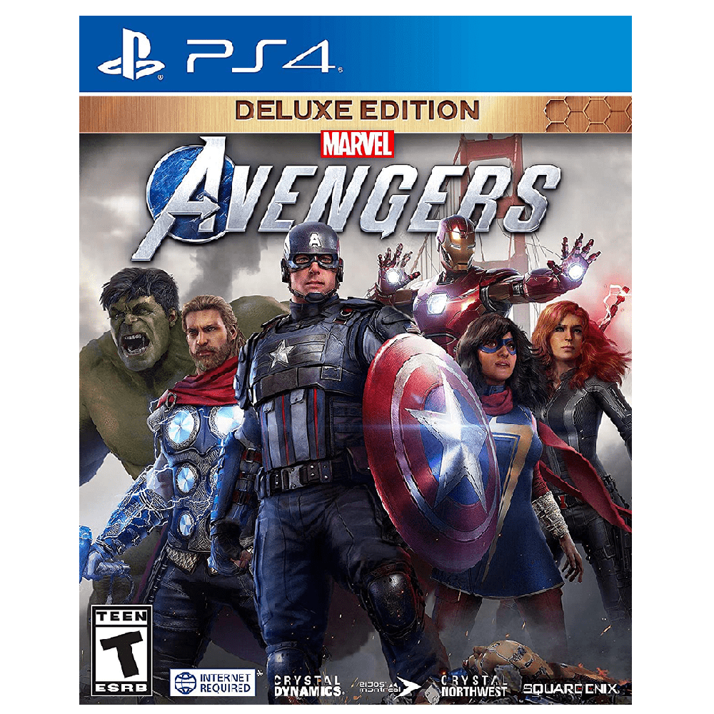 Crystal Dynamics Marvel Avengers For PS4 (Action-Adventure Games, Delux Edition)_1